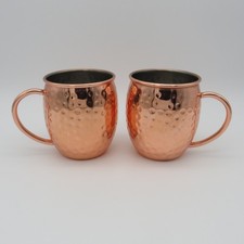 Metall Tassen 2 Stück mit
