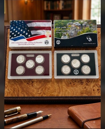 2xusa silverproof set - 2xusa,