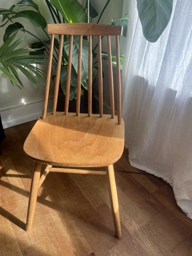 Vintage stock back stuhl - stuhl, blond