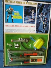 Mattel Major Matt Mason  Weltraum sonden Abschuss Basis in OVP 