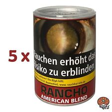 Rancho American Blend Zigarettentabak / Drehtabak / Stopftabak Dose 5x 190g