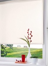 Springrollo creme sand taupe Sichtschutz  Wand Decke 62cm breit 180 cm lang