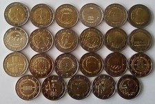 Belgien Belgium Belgique 2 Euro 2005 - 2025 Gedenkmünzen, bankfrisch, AUSWAHL