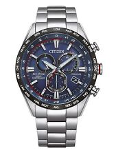 Citizen CB5945-85L Herrenuhr Titan Funkuhr Eco Drive silber