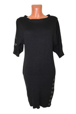 Strickkleid S 36/38 schwarz