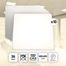 10x LED Panel 62x62
