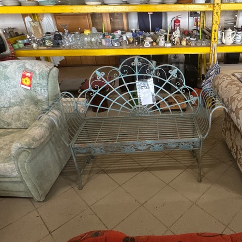 Metall gartenbank mit - gartenbank,