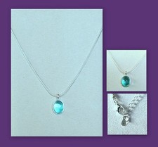 S925 Silber Halskette mit