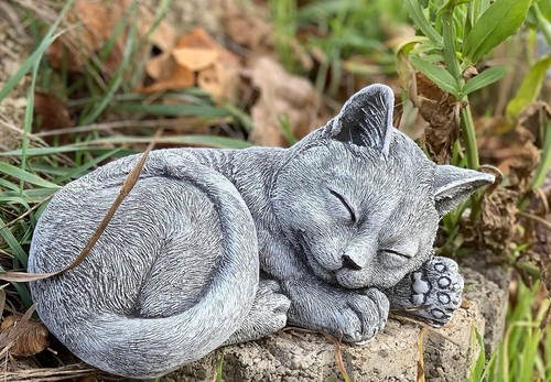 Frostfeste steinfigur kater - frostfeste,