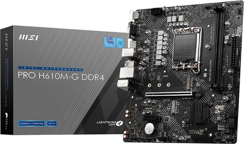 Msi pro h610m ddr4 mainboard - msi,