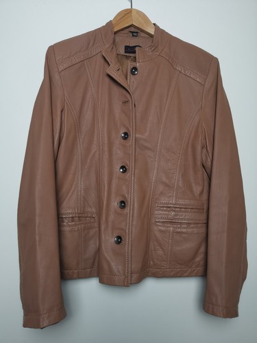Cabrini leder jacke 42 - leder, gr.