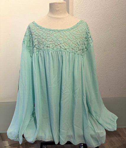 Bluse tunika mintgrün - gr,