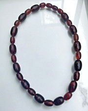 Antike Bernsteinkette Cherry Bernstein Oliven Halskette Ostsee Kette amber