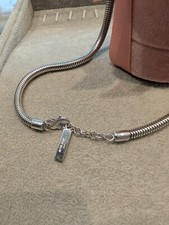 Halskette 925 Sterling Silber JETTE JOOP, Schlangenmuster, 42-46 cm, poliert