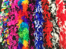 Federboa 1,8 m Duo zweifarbig Federstola Federschal Feder Boa Stola Marabu