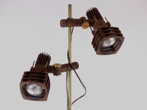 Seventies two spot floor lamp - floor,