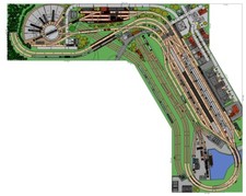 GP5-0020 Märklin C-Gleis-Plan "Neustadt/Weinstr." 500x400cm (DIN A4-Mappe Color)