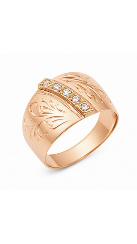 14k 585 rotgold - ring, 71035