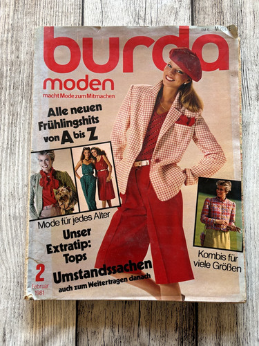 Burda moden februar 1981 - burda, 2