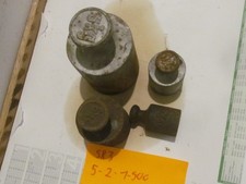 4 rostige Gewichte f Küchenwaage Dezimal Waage 1x5kg+1x2kg+1x1kg+1x500g (SR3)