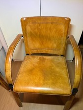 Vintage Designer zwei Esszimmerstühle/Bürostühle/ aus Leder 