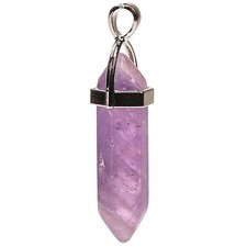 Amethyst Anhänger | Naturstein Edelstein | Schmuckanhänger mit Heilkraft