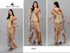 Maxi Kaftan Kleid Damen –