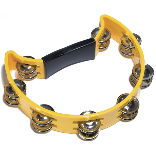 Fame hand tambourine gelb - hand,