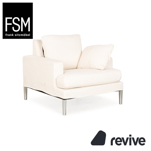 Fsm clarus stoff sessel creme - fsm,