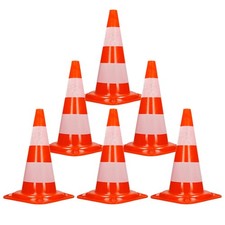 6er Pack Warnkegel