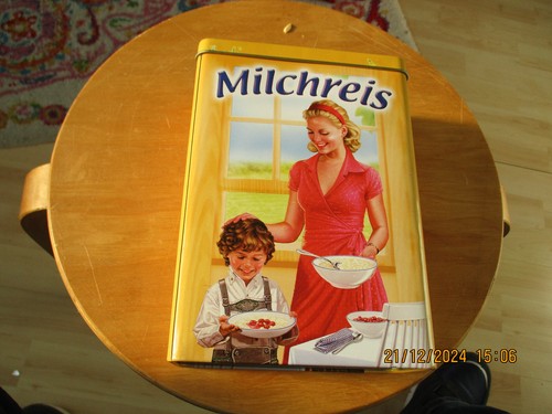 Blech sammeldose milchreis - milchreis, /