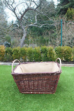 XXL Erntekorb Holzkorb Wirtschaftskorb Weidenkorb Kiepe Kaminkorb Weide Korb Neu