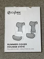 CYBEX Pallas M  NEU/ Solution M Schonbezug Sommerbezug Schutzbezug weiß white
