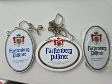 Brauerei 3x  Fürstenberg Pilsner  Zapfhahnschilder aus Metall