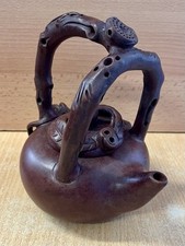Chinesische ton teekanne mit - ton,