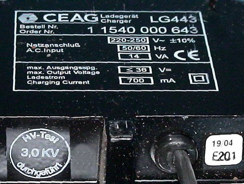Ceag lg443 230v nicd - ceag,