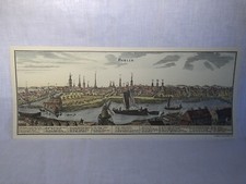 Kolorierter Kunstdruck alte Stadtansicht Berlin Druck ungerahmt