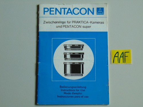 Pentacon zwischenringe für - zwischenringe,