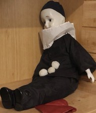 Porzellanpuppe Harlekin Clown