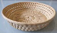 Ablage Rattan Style, diameter ca 20cm, Hohe ca. 5cm,  guter Zustand.