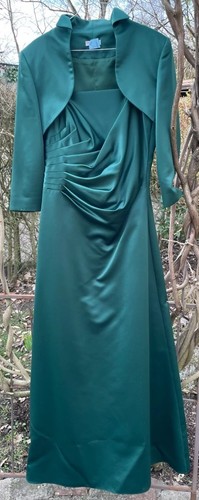 Schickes satin kleid mit - satin,
