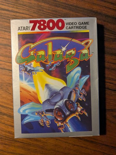 Atari 7800 galaga - -,