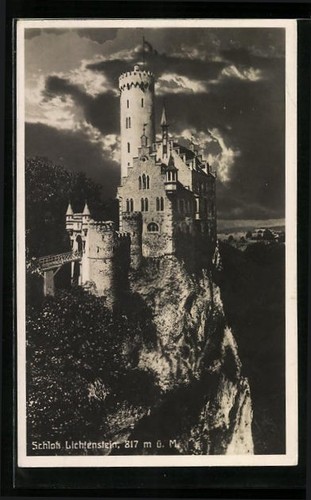 Ansichtskarte lichtenstein - ansichtskarte,