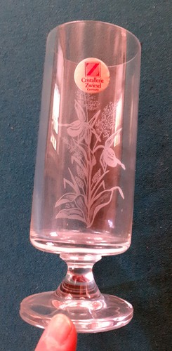 Glas glasvase mit orchidee - glasvase,