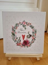 Von Herzen Bild Silke Leffler Grätz Verlag mit Staffelei Geschenk Handmade 