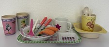 Kindergeschirr Besteck Set Konvolut Mädchen Tupperware Lässig Ernesto Milka