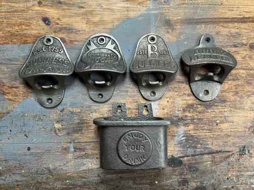 Gusseisen flaschenöffner mit - gusseisen,
