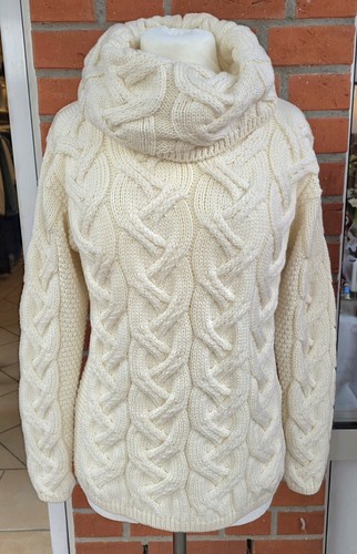 Jaquard strickpullover natur - ,,