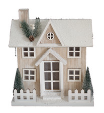 Deko Holz Haus Lichthaus