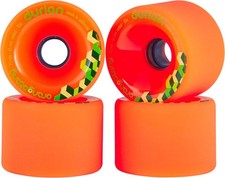 Orangatang Durian Longboard Cruiser Freeride Rollen 75mm 80a (4erSet) orange
